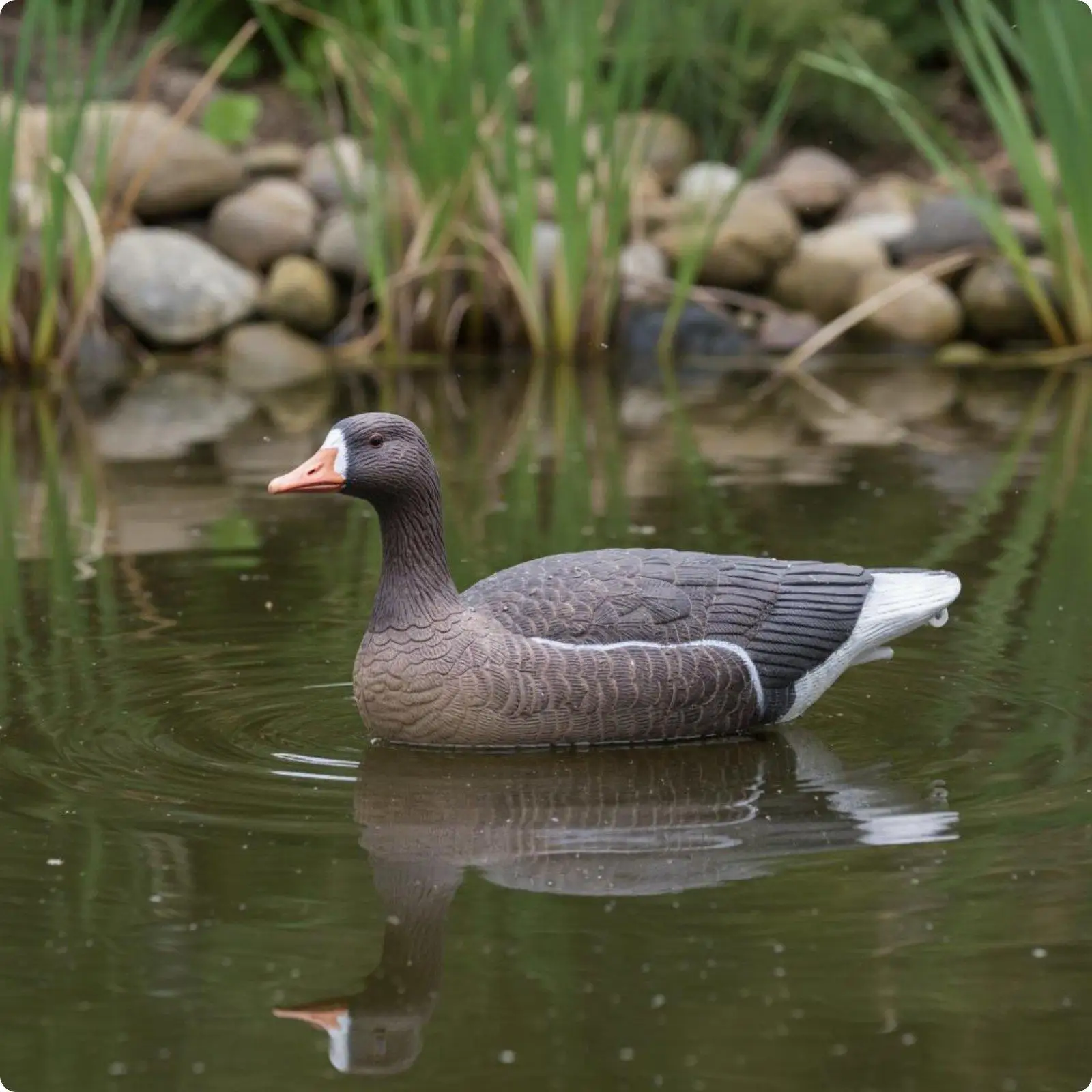 Floating Hunting Decoy EVA Soft Foldable Goose Figures Buoyant Outdoor Gear for Realistic Pond Lake Hunting Spreads