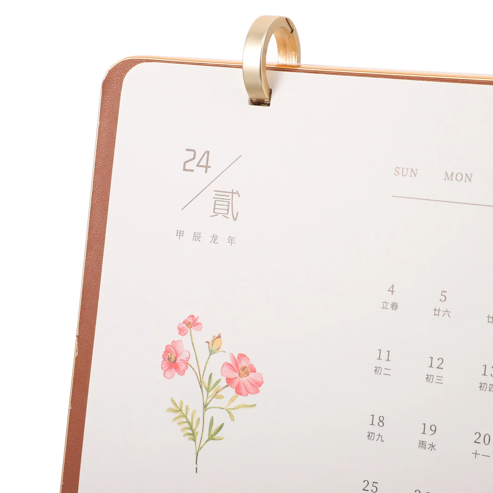 

Wooden Base Desktop Calendar 2024 Design Sturdy Standing Holder Decorative Desk Calendar For Office Home Use
