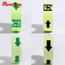 Roadstar 5CMX5M Self-adhesive Sticker Removable Luminous Tape Fluorescent Glowing Dark Striking Warning Tape RS-220AP