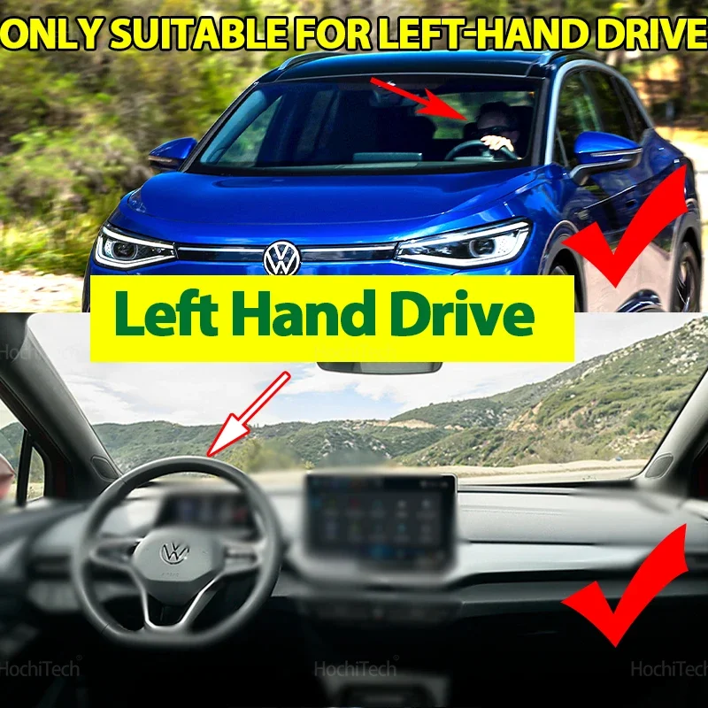 ل VW volkswagen ID4 ID.4 E21 ID5 ID7 سكودا Enyaq iV أودي Q4 أترون 2021-2024 جودة عالية أسود غطاء مرآة الرؤية الخلفية الجناح #4