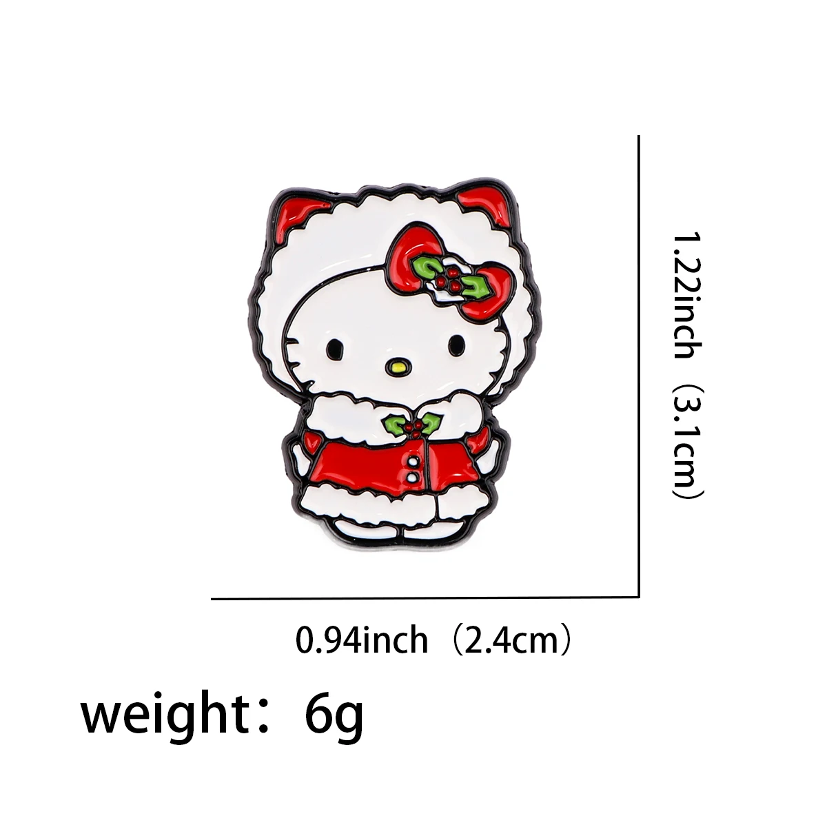 Kawaii Kitty Angle Enamel Pins Iron Brooches For Clothing Backpack DIY Cartoon Lapel Badges Fashion Jewelry Accessories Gifts