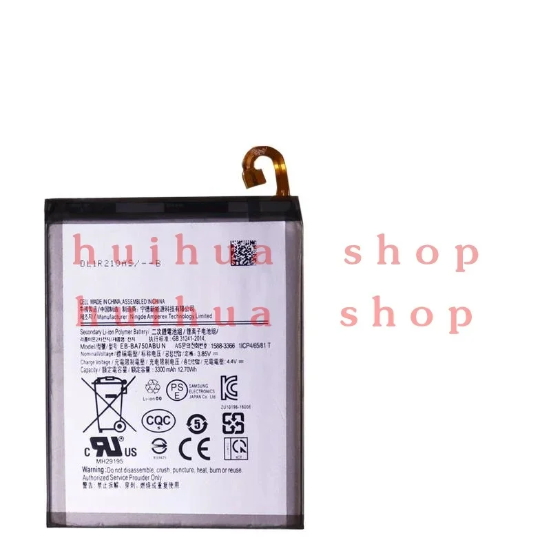 for Flash sales 3300mAh  EB-BA750ABU rechargeable batteries A7 2018 version A730x A750 SM-A730x A10 2019 SM-A750F+free tools z