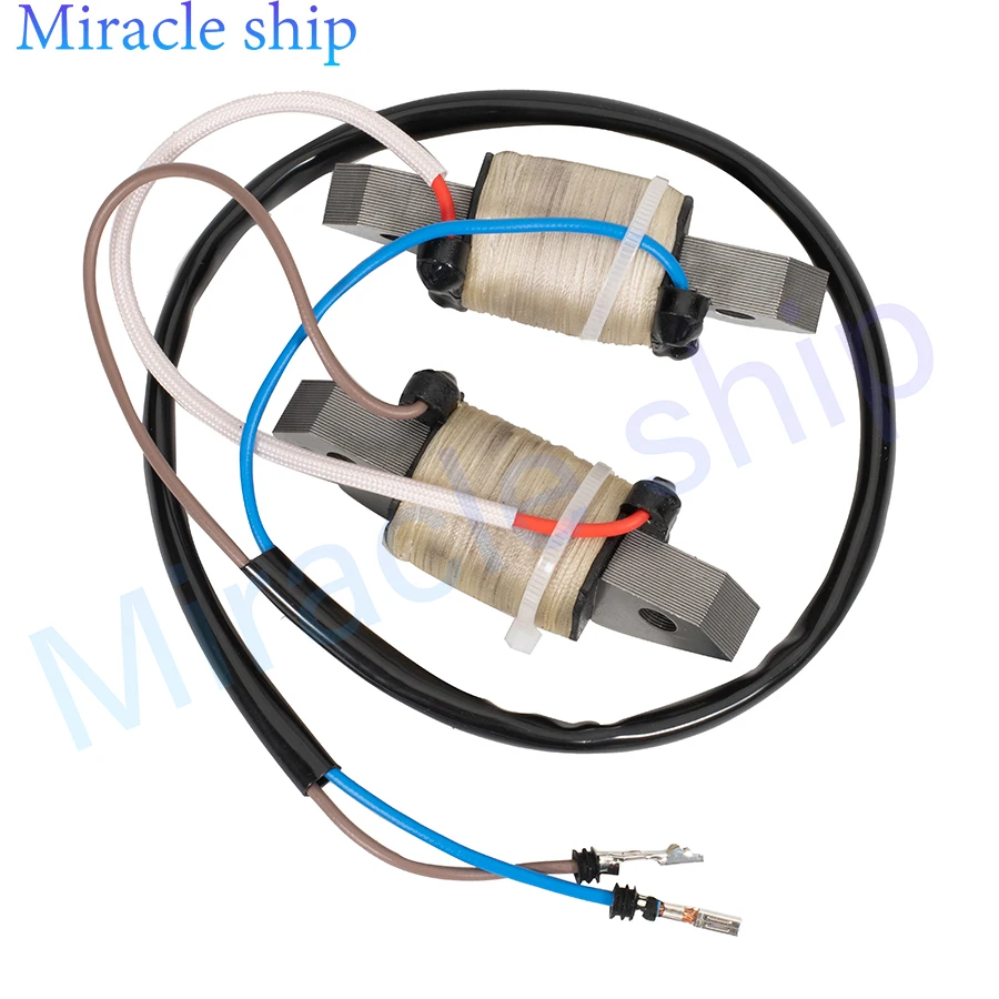 

66T-85520-00 Charge Coil For Yamaha Outboard Motor 2T Parsun Hidea Powertec 38HP 40HP 66T-85520 Boat Engine Replaces Parts