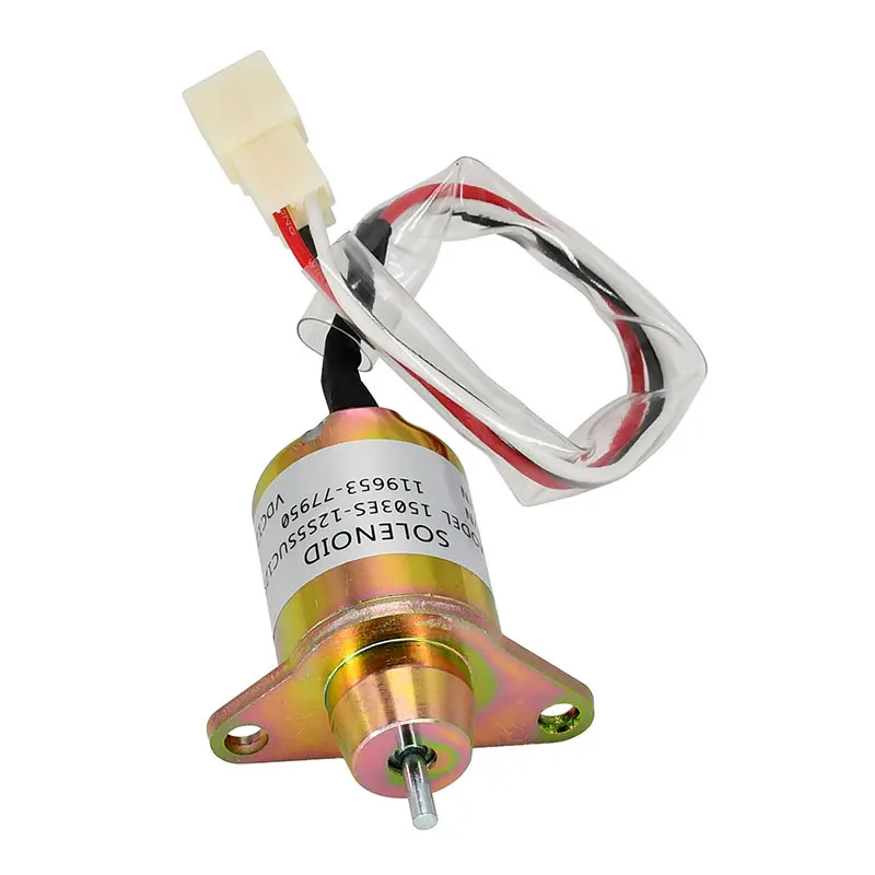 

12V Fuel Shutdown Solenoid Valve 119285-77950 SA-4562-T For Yanmar 3TNE84 3TNE88 4TNE84 3TNV70 3TNV76 Engine