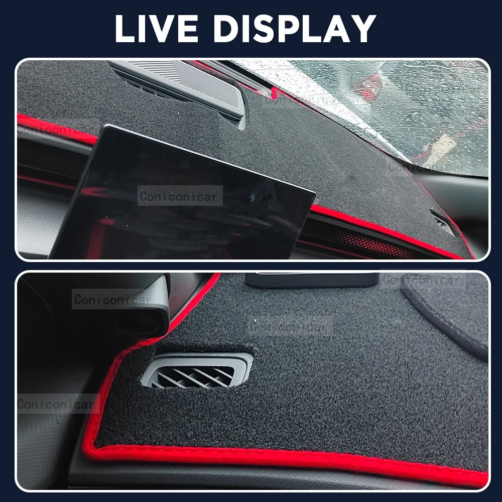 For CHERY JETOUR DASHING X-1 2023 2024 Car Dashboard Avoid Light Pad Instrument Platform Desk Cover Mats Carpets Anti-UV