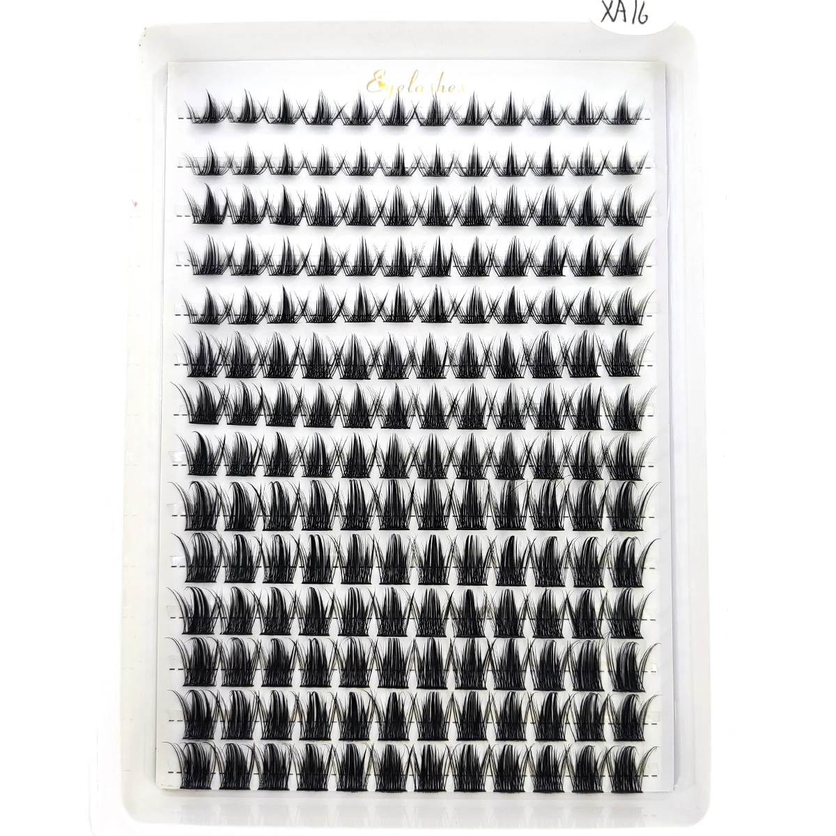 14줄의 개인용 속눈썹 8-16mm 혼합 트레이 자연스러운 속눈썹 연장 3D 인조 밍크 속눈썹 번들 메이크업 도구
