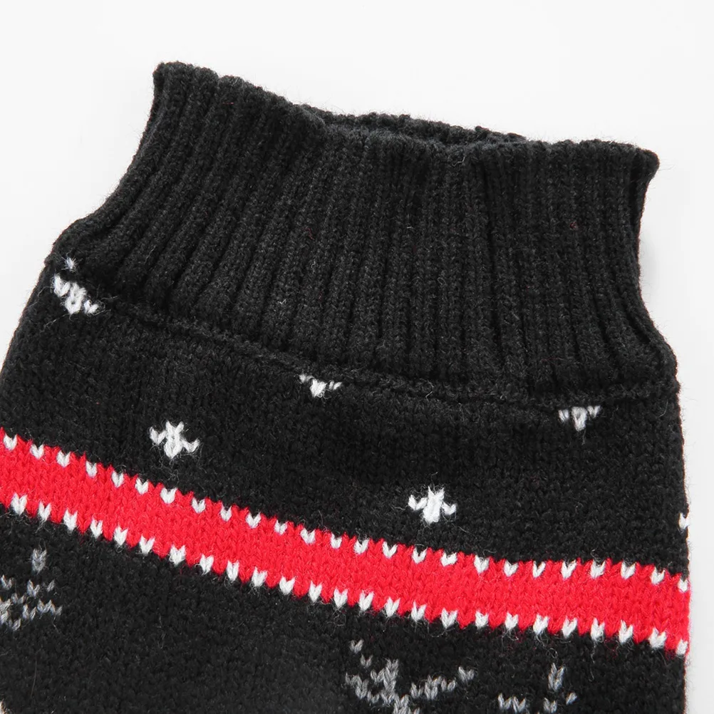 

Pet Sweater Puppy Elk Forest Pattern Warm Cozy Dog Clothes Soft Comfortable Party Jogging Walking Photo Shoot Size 2xl