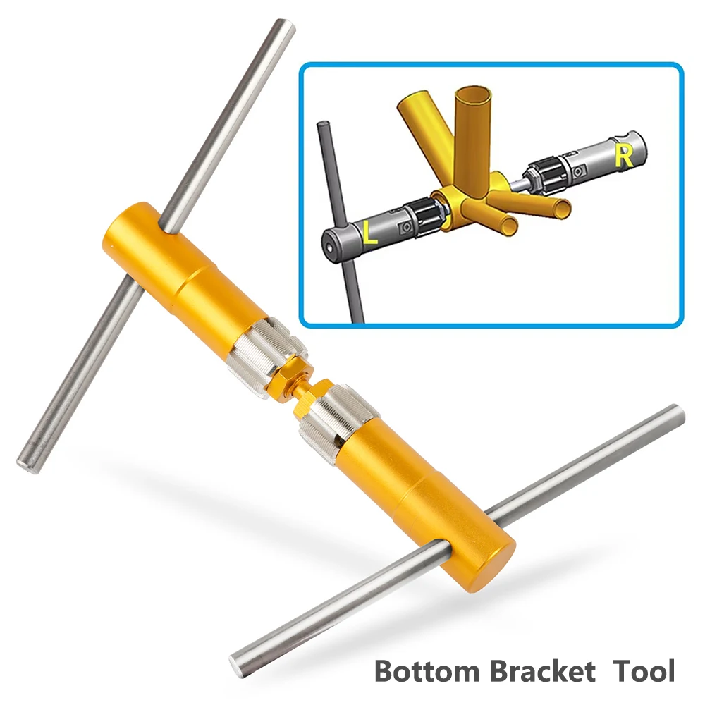 

Bike Thread Bottom Bracket Holder Tapping Tool BC 1.37x24T Bicycle Frame Aluminium Repair Tool BB English Thread Tap Repair Kit