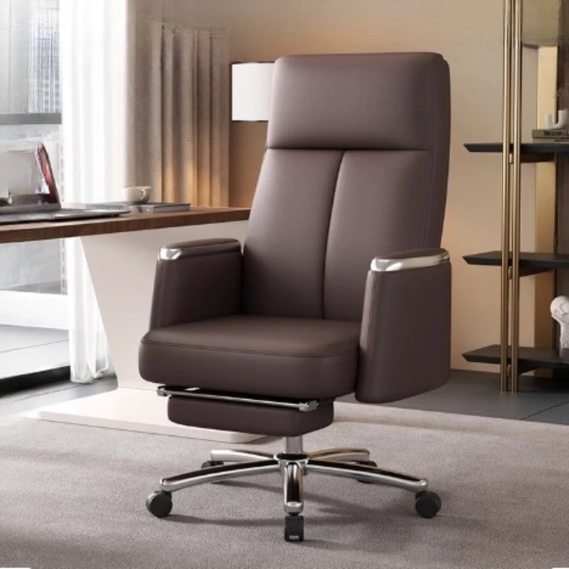 

Office Chair Reclining Chair Comfortable Recliner Sitting Backrest Luxury Chaise Upgrade Wheels Computer Ergonomic Chair Home