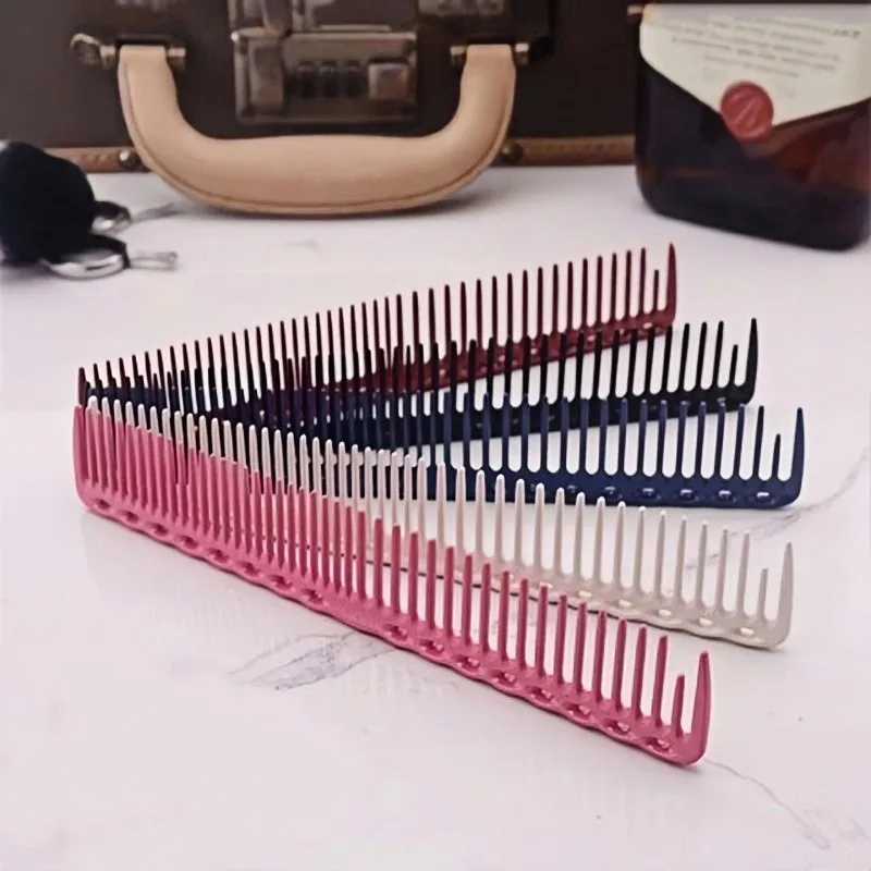 Anti Static Wide Dense Teeth Dual Use Hairdressing Comb Barber Dedicated Cutting Comb BarberShop Professional Accessories Tools