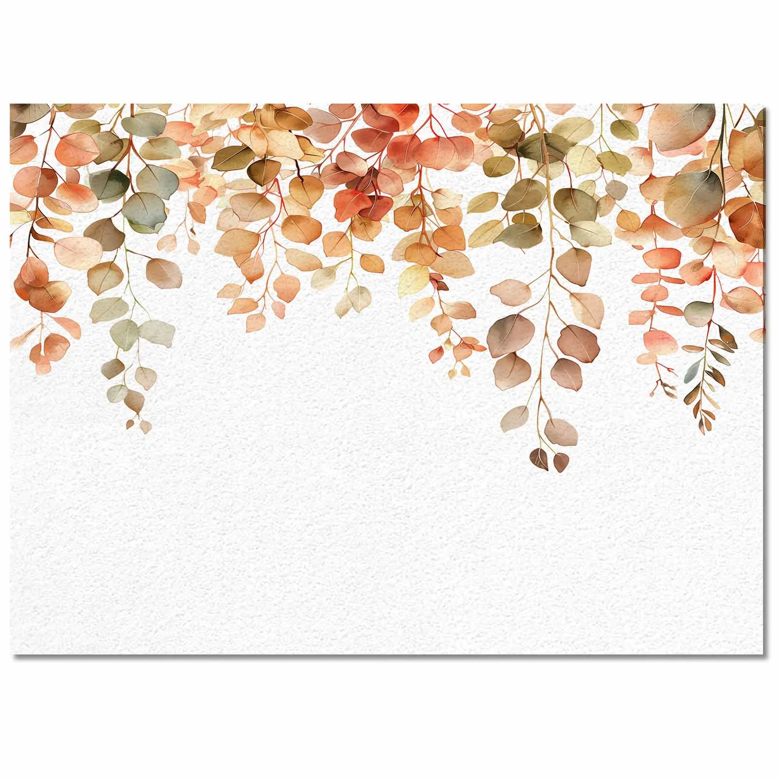 Autumn Watercolor Leaves Bedroom Decor Washable Carpet Modern Style Carpets for Living Room Fluffy Soft Bedside Rug Home