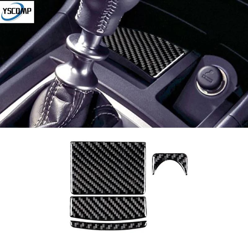 

Car Ashtray Cigarette Lighter Sticker Decal Carbon Fiber Interior Trim Cover for Mitsubishi Lancer EVO 2008-2013 Accessories