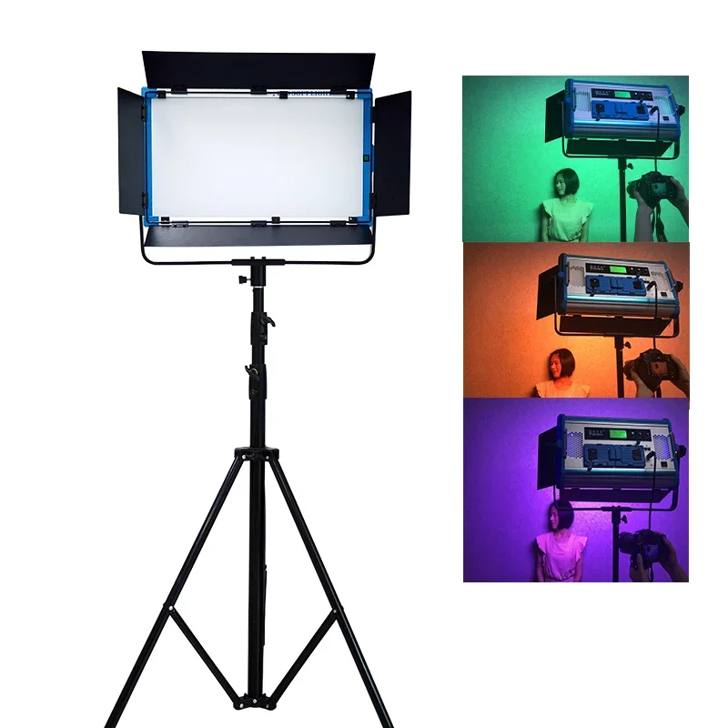 

RGB A-2200C 180 Вт RGB светодиодная панель для видеосъемки BI ЦВЕТ 0%-99% затемняющая камера для съемки для студийного освещения CRI95