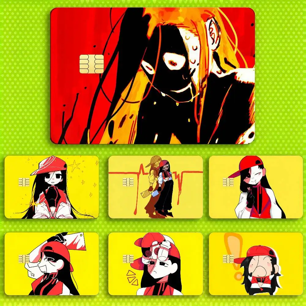 

Butcher Vanity Album 4pcs 1Set HD Waterproof Card Skins Protective Stickers for Credit Bank Game Cards