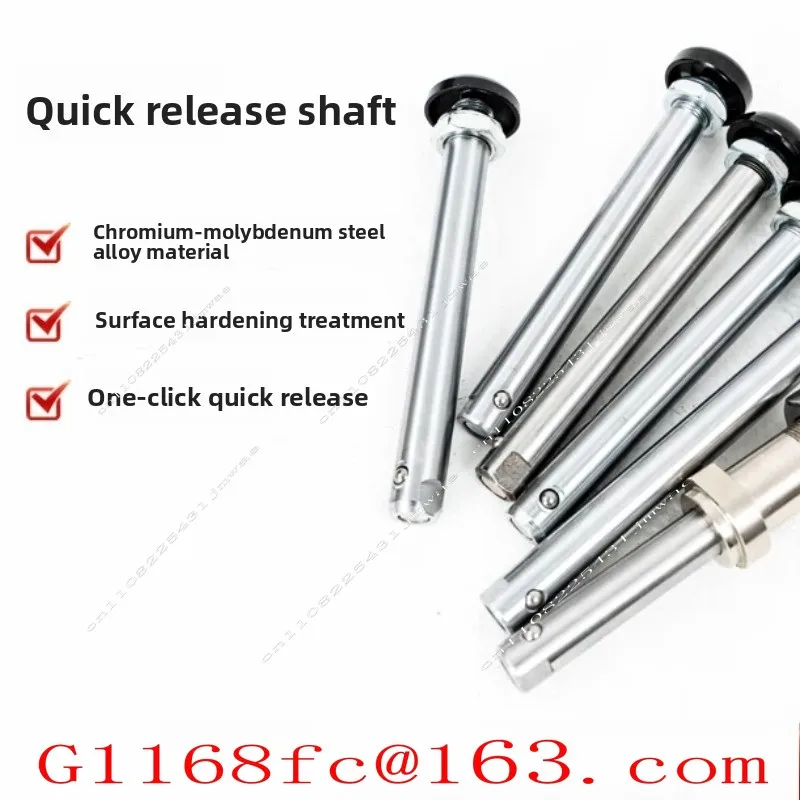 Quick Release Axle Chrome Plated Wear-resistant Quick Release Rod Wheelchair Large Axle Sports Wheelchair Accessories Parts