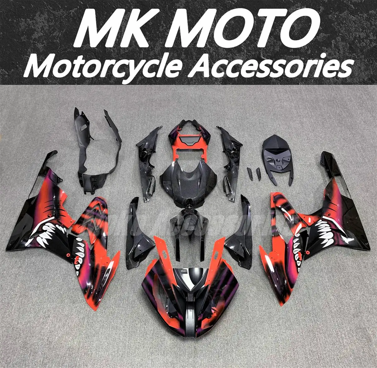 

Motorcycle Fairings Kit Fit For S1000rr 2015 2016 Bodywork Set Shark Attack High Quality ABS Injection NEW