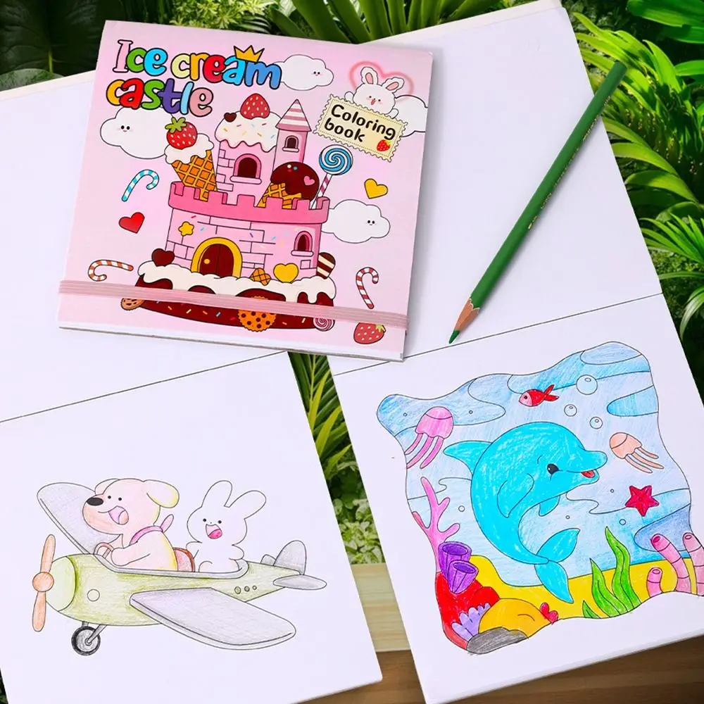 New Tearable Inner Pages Coloring Book Puzzle Montessori Drawing Toy Coloring Picture Book Graffiti Painting Book School Office