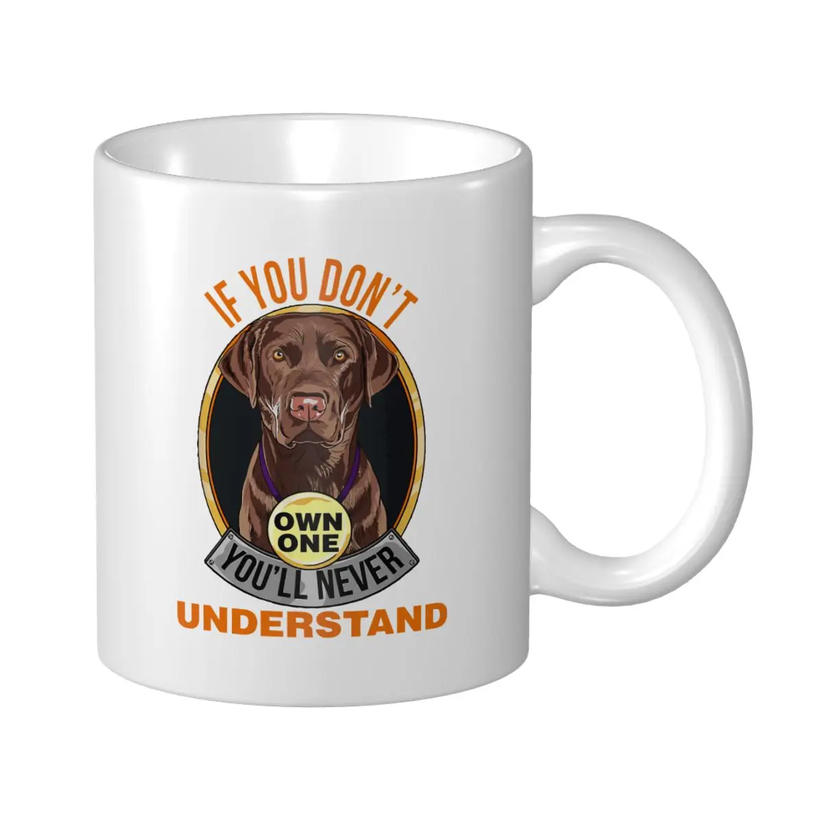 Mark Cup Mug Chocolate Lab Labrador Retriever Lover Coffee Mugs Tea Milk Water Cup Travel Mugs For Office Home