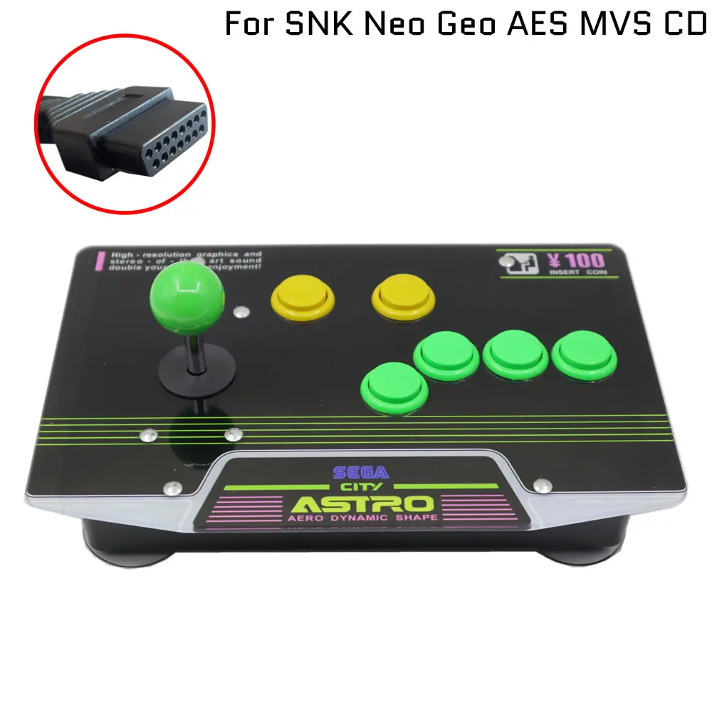 RAC-J200S 6 Buttons 15Pin Arcade Joystick Controller For SNK Neo