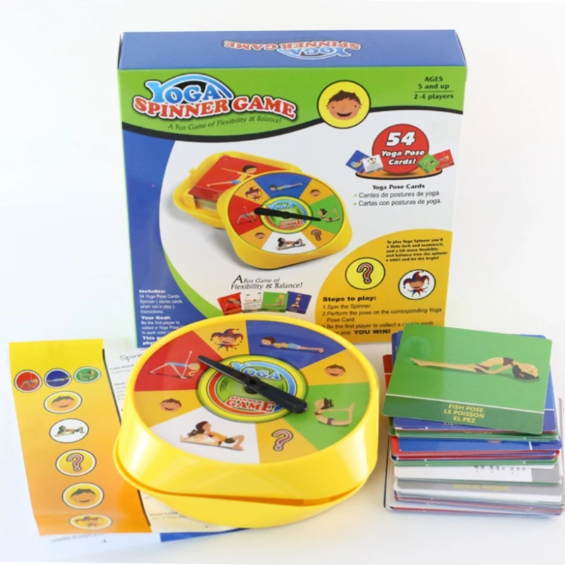 Sports Card Games Yoga Interactive Sports Family Parent-Child Learning Games 54 card table games