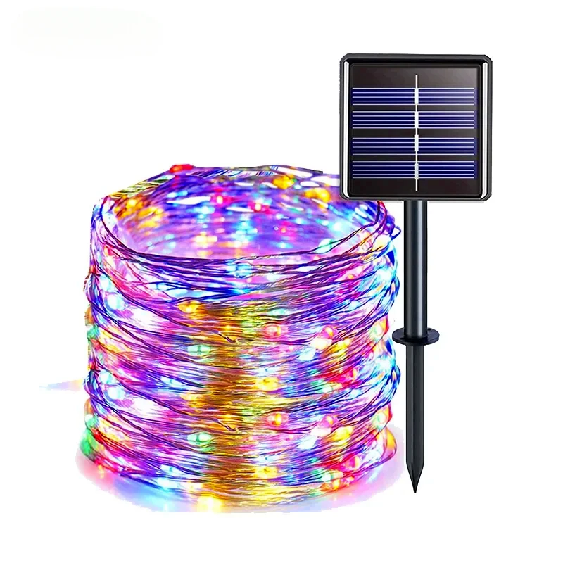 LED Solar Light Outdoor Tuin Fairy String Light Led Twinkle Waterdichte Lamp voor Kerst Patio Boom Party 6 m/12 m/23 m/33 m