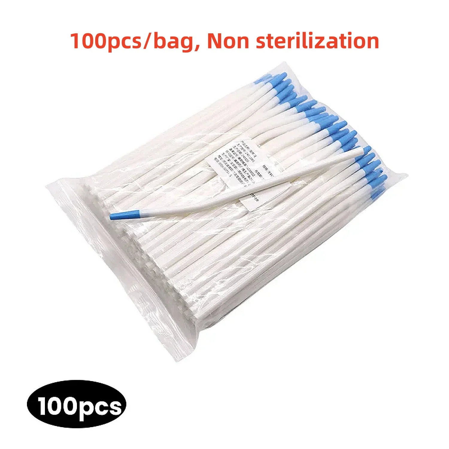 

50/100pcs Disposable Dental Clinic Surgical Suction Tips Dental Surgical Aspirator Suction Tube Clinic Saliva Suction Tools