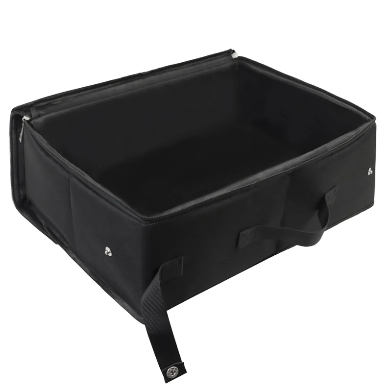 Portable Litter Box With Lid, Leak-Proof Collapsible Cat Litter Box Great For Travel Hotel Stays And Road Trip Easy To Use