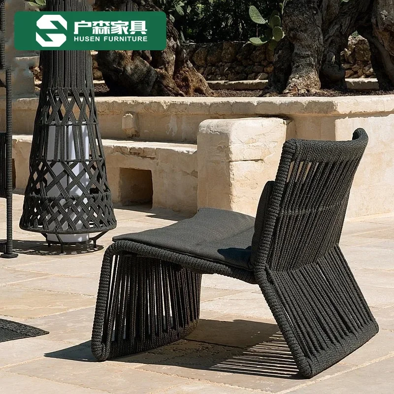 Mobili da esterno Divano Cortile Balcone Combinazione Outdoor Sun Room Rattan Tempo libero Tavolino da caffè Mobili