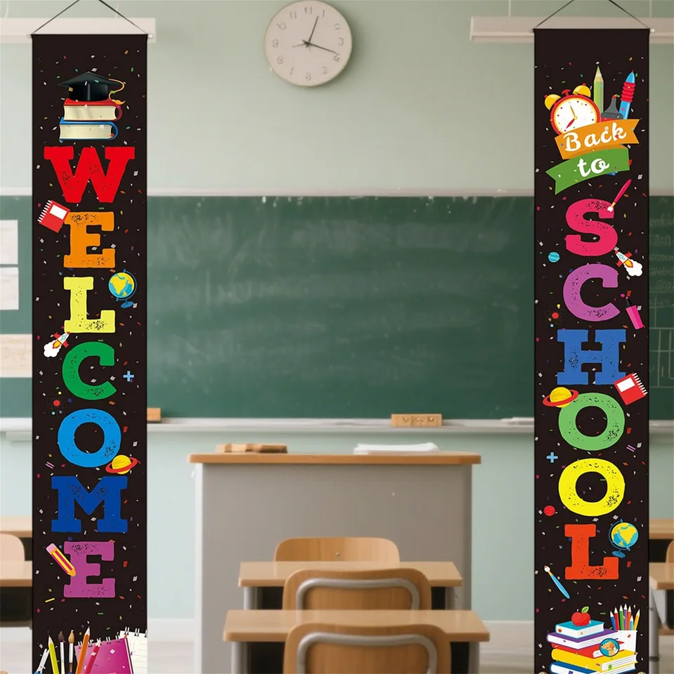 Rustic School Wooden Sign for Classroom Decoration