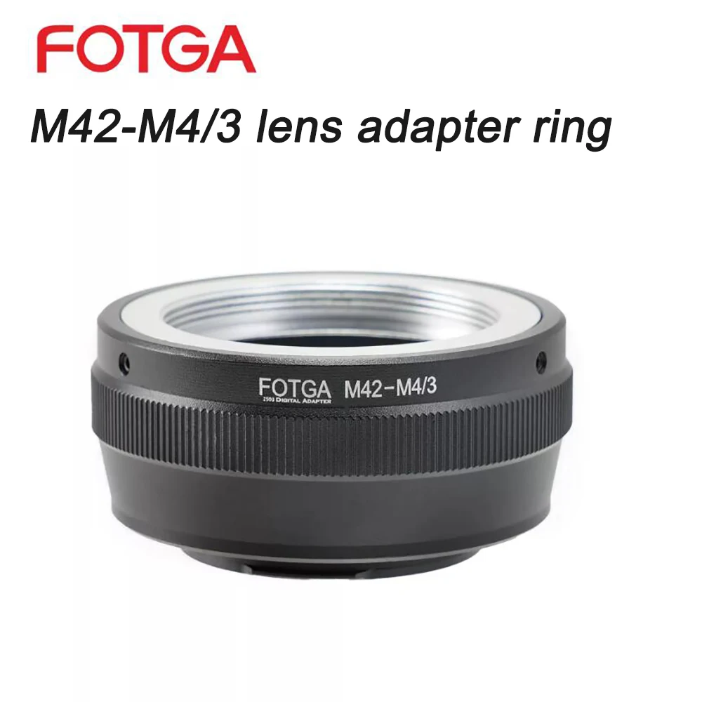 FOTGA Adapter Ring With Baffle M42 Mount Lens to Micro 4/3 M4/3 For Olympus For Panasonic G1 G7 GH1 GF1 GF7 EP-1 E-PM2 E-PL7 ﻿