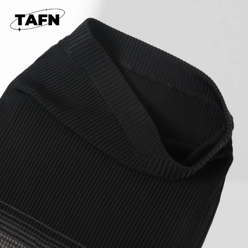 Gradient Knitted Overskirt Beautiful All-Matching Comfortable Temperament High Street Fashionable Beautiful  AG2810