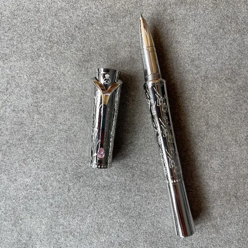 الفاخرة الماس كليب قلم حبر رولربال قلم حبر جاف طبعة خاصة النساء هدية الكريسماس الأعمال الكتابة القلم