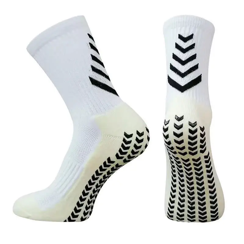 Calcetines antideslizantes para hombre, medias deportivas acolchadas, transpirables, para fútbol, correr, Yoga, baloncesto, senderismo