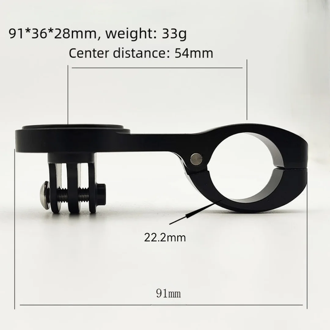 

For Garmin/Wahoo/Bryton/Cateye Bike Computers 22.2mm Handlebar Mount Sleek Streamlined Design Enhances Bike Look