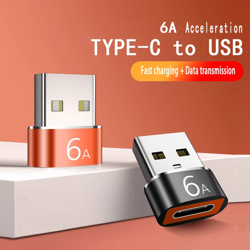 UTHAI Z23 Type-c To USB 3.0 Adapter Suitable For iPhone 11/12/13 Charging Adapter Support 6A Current Fast Charg