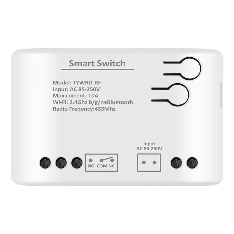 

Y22A-1CH RF умный переключатель AC85-250V WIFI Tuya пульт дистанционного управления 433 выключатель света 10A реле самоблокирующийся блок инчанг