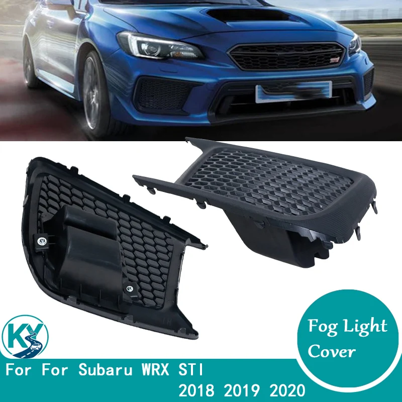 57731VA400 57731VA410 For Subaru WRX STI 2018 2019 2020 Front Bumper Fog Light Grille Cover Trim Bezels Car Accessories
