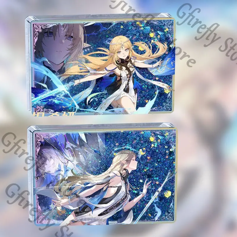 

Wuthering Waves Quicksand Mahjong Anime Cartethyia Ambitus Standing Sign Decoration Indicative Board Collect Card Brick Gift