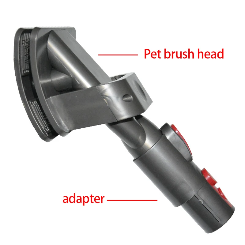 Pet Brush Hose Adapter For Dyson V7 V8 V10 V11 V12 V15 Handheld Vacuum Cleaner Dog Cat Shaver Reject Animal Hair Accessories