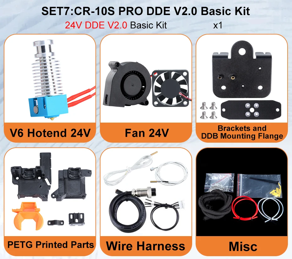 Trianglelab DDE V2 Direktantrieb-Extruder-Upgrade-Plan für Creality Ender-3 CR10 Serie 3D-Drucker, kompatibel mit TD6 HOTEND – Detail 19