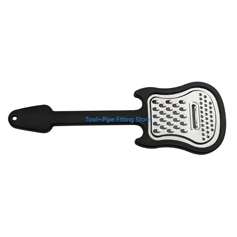 

F92B Creative Guitar Sturdy Stainless Steel Cheese and Grater with Ergonomic Handle Designs for Easy Use