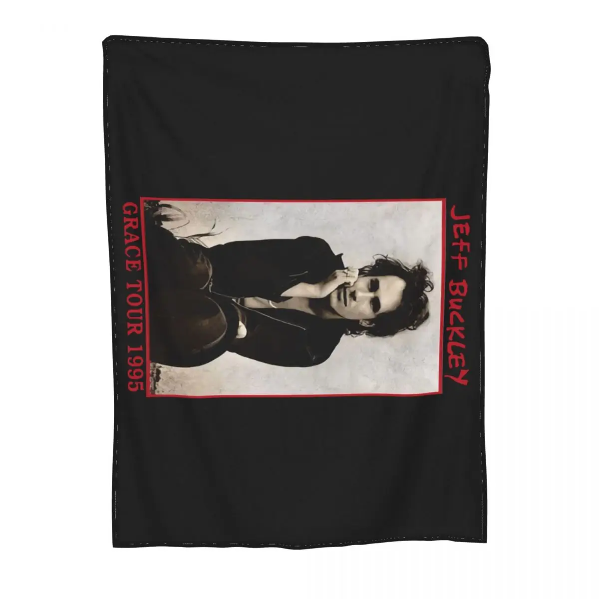 Jeff Buckley Grace Tour 1995 5 Quilt Bedroom Couple Blankets Winter Warm Blanket Throw Blanket