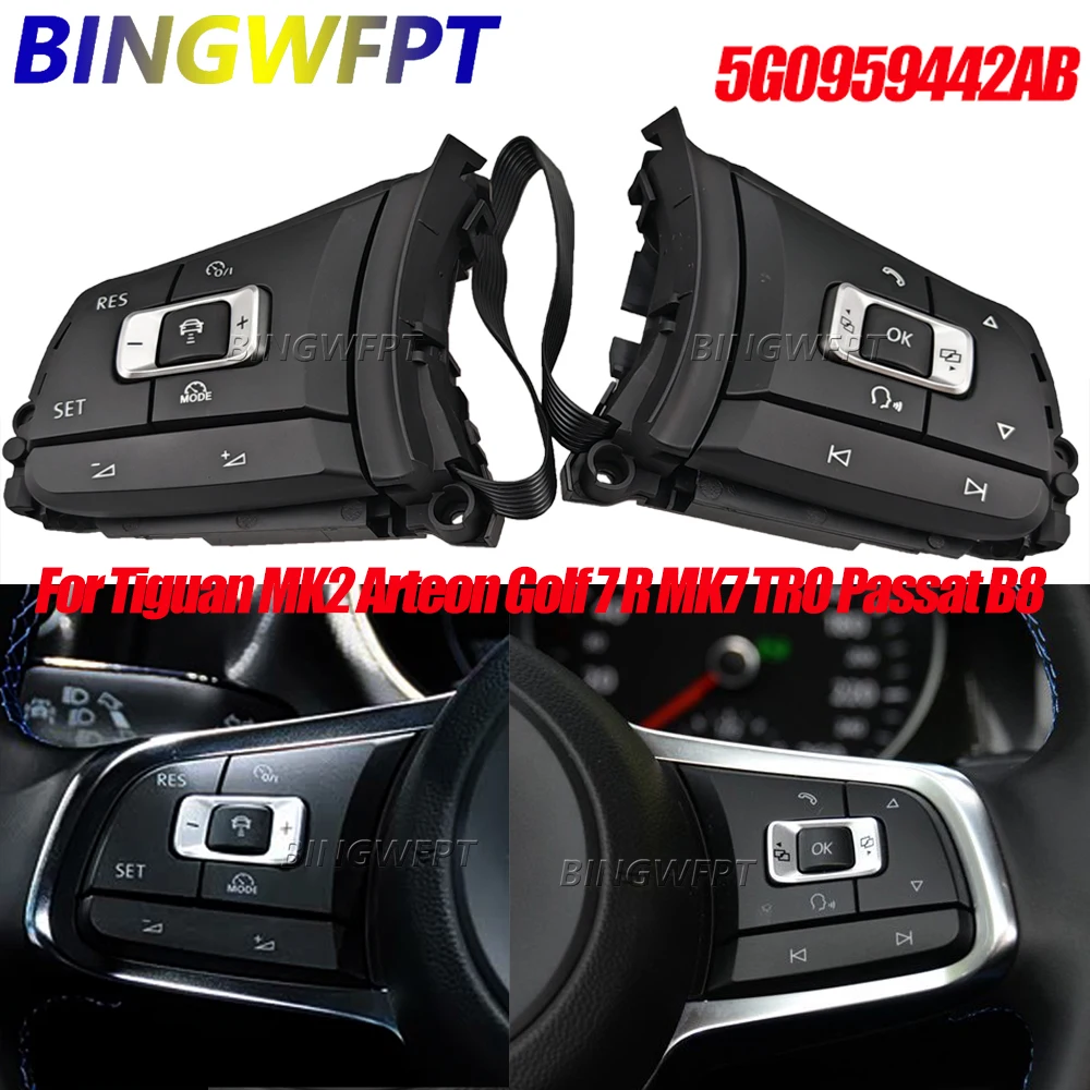 per-vw-golf-7-passat-cc-arteon-t-roc-tiguan-touran-r-line-gti-5g0959442n-pulsanti-multifunzione-sul-volante-con-acc