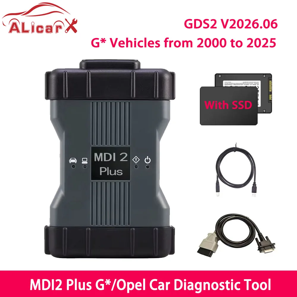 Brand new genuine high-quality MDI2 PLUS VCI GDS2 V2026.03 Support Online ECU Programmer J2534 Fault Diagnosis Instrument +SSD