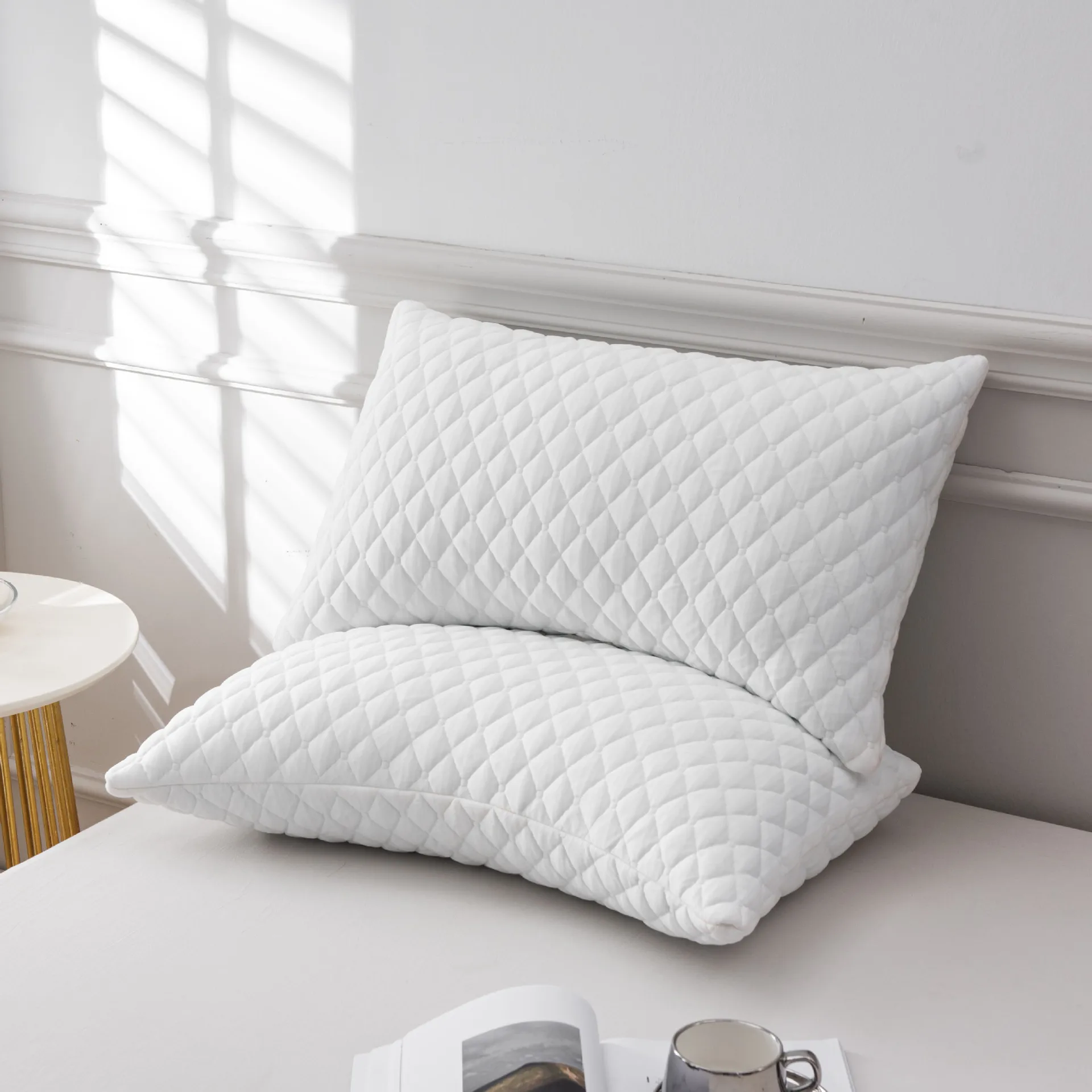 

Боковая подушка для сна для шеи и плеч Reilef Эргономичный дизайн Средняя твердая подушка Подушки из пены с эффектом памяти для спины