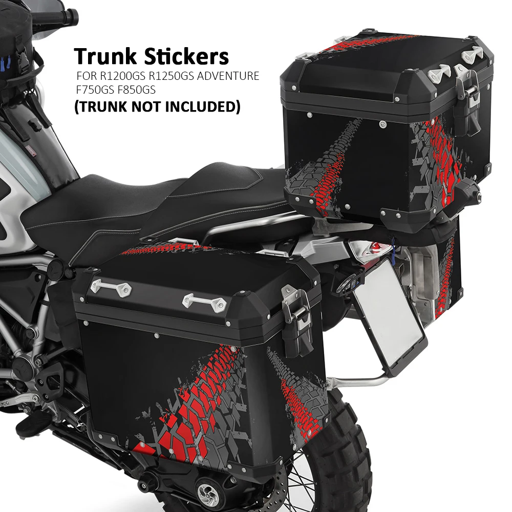 

Motorcycle Sticker Case For BMW R 1200 GS R1200GS ADV R1250GS Adventure Aluminium Trunk Box Decals F750GS F850GS F 750GS F850 GS