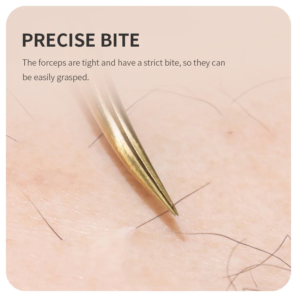 ANNAFRIS High-end Faser Spitze Wimpern Pinzette Edelstahl Gerade Kopf Gebogene Spitze Wimpern Verlängerung Pinzette Make-Up-Tools