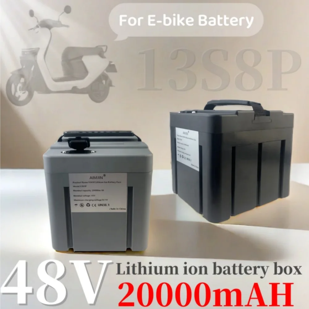 

Air fast transportation High Capacity Power 18650 Lithium Battery 48V/52V/60V 20Ah Lithium Battery Pack Suitable for 250-3000W