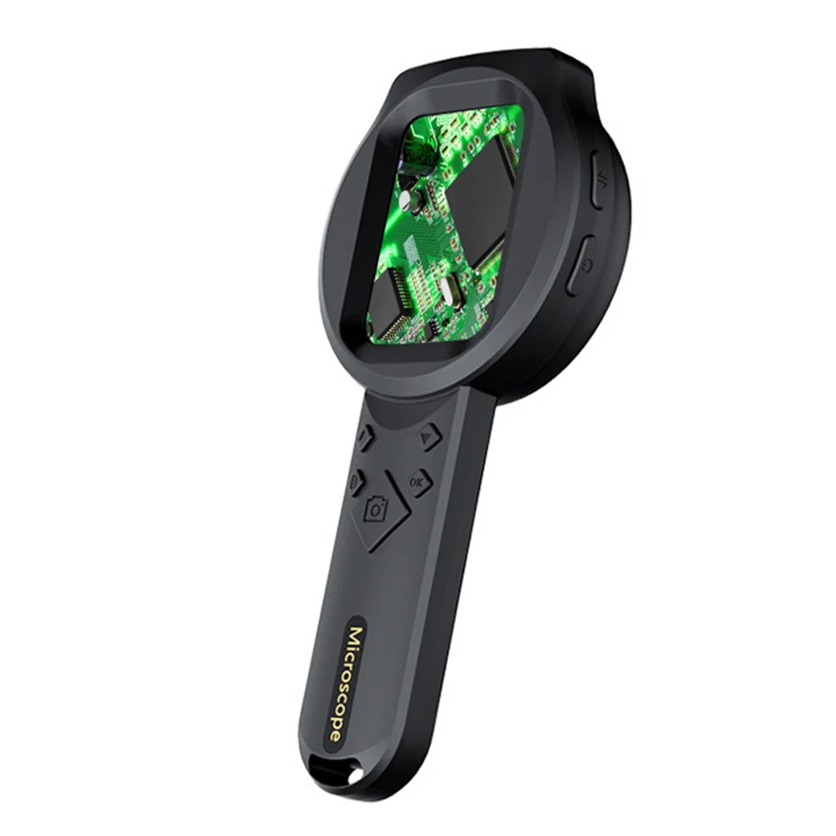 Microscópio eletrônico industrial B49C, tela IPS de 2,8 polegadas, lupa digital portátil, 2MP, luzes 15LED embutidas