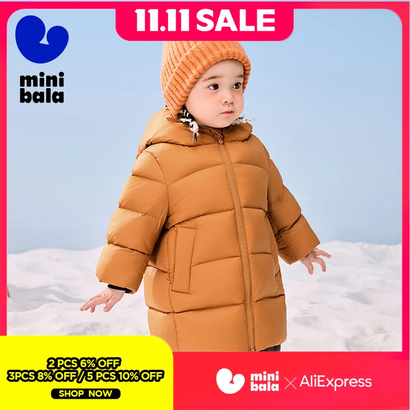 

Детская зимняя пуховая куртка с оборкой